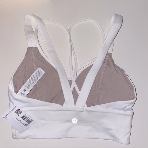 🤍 NWT Lululemon Pushing Limits Bra C/D – White – Size 2 🤍 - Picture 2 of 3